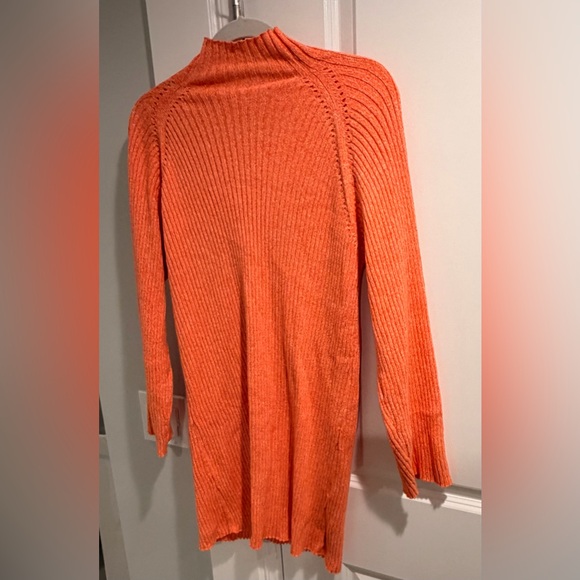 Anna Quan Peach Ribbed Mini Dress - Picture 2 of 4